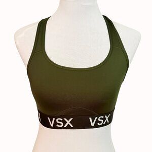 VSX Victorias Secret Sport Bra Racerback Size L Training Workout Activewear Yoga